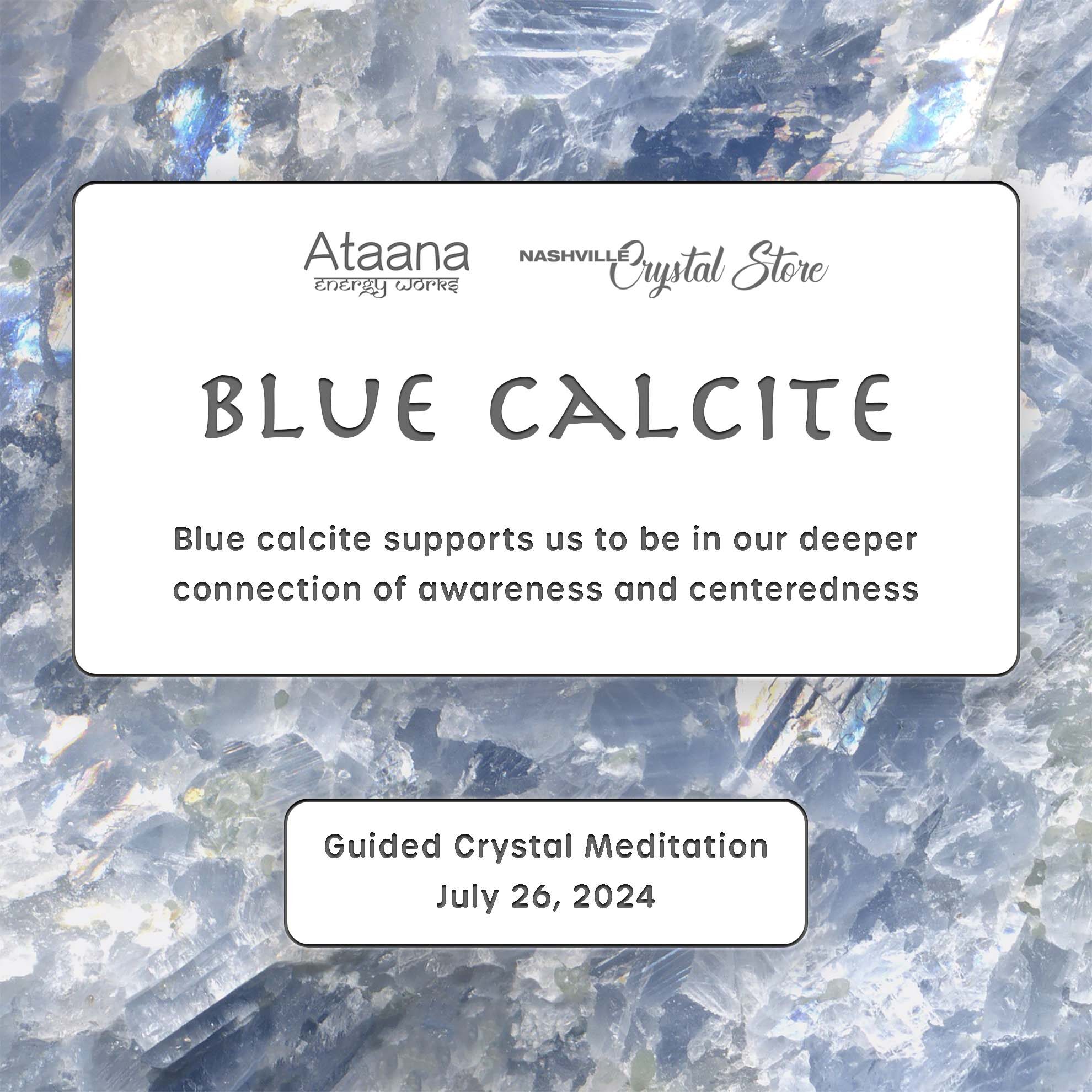 Ataana Method Nashville Crystal Store Blue Calcite