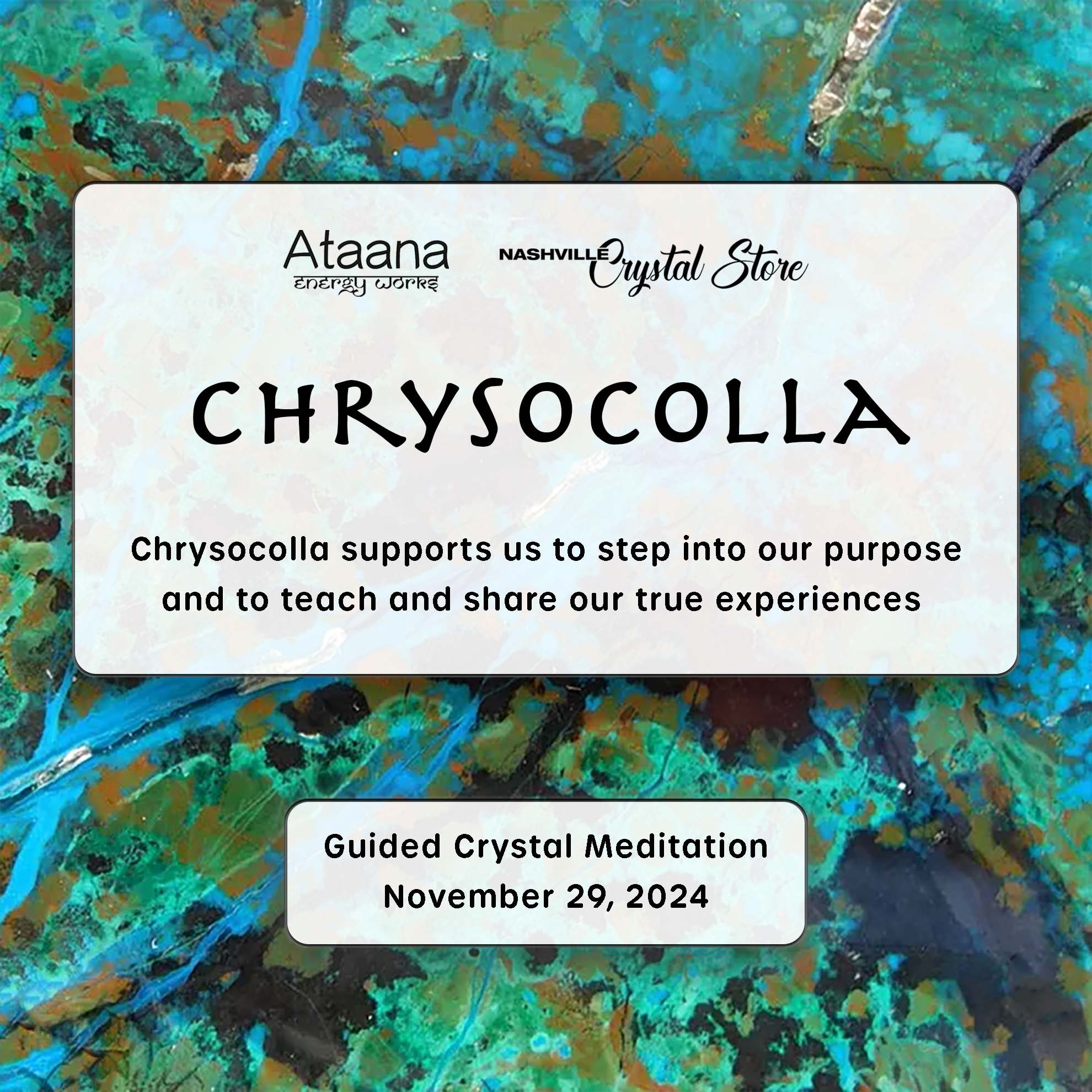 Ataana Method Nashville Crystal Store Chrysocolla